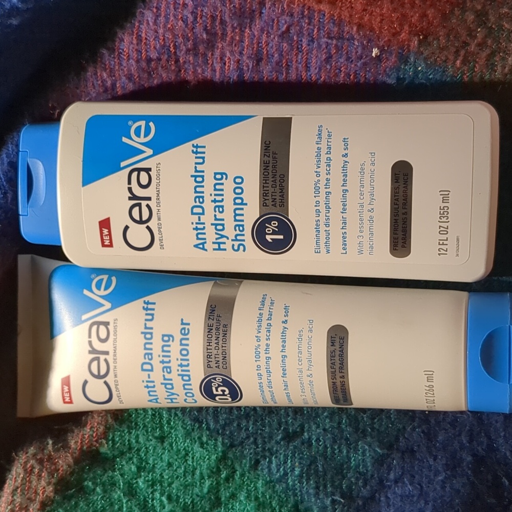CERAVE - Anti-Dandruff Hydrating Shampoo & Conditioner